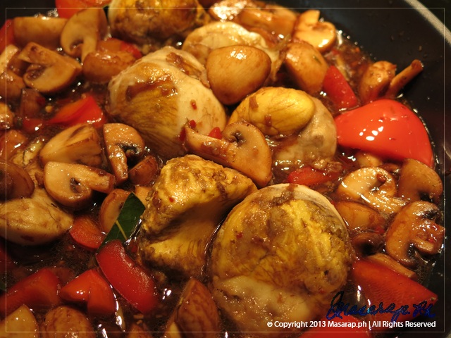 Adobong Balut (Boiled Duck Embryo in Sour Sauce)